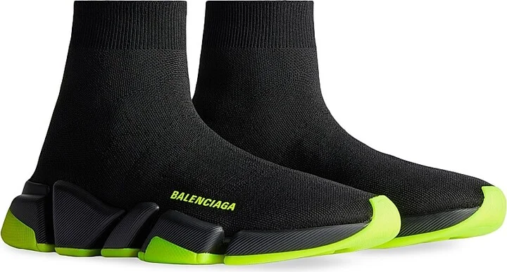 Men's Speed 2.0 Recycled Knit Sneaker - Black White - Size 6 - Image 7
