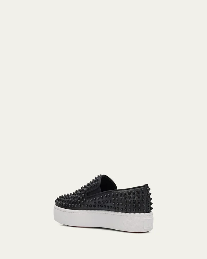 Men's Spikeboat Leather Slip-On Sneakers - Image 6
