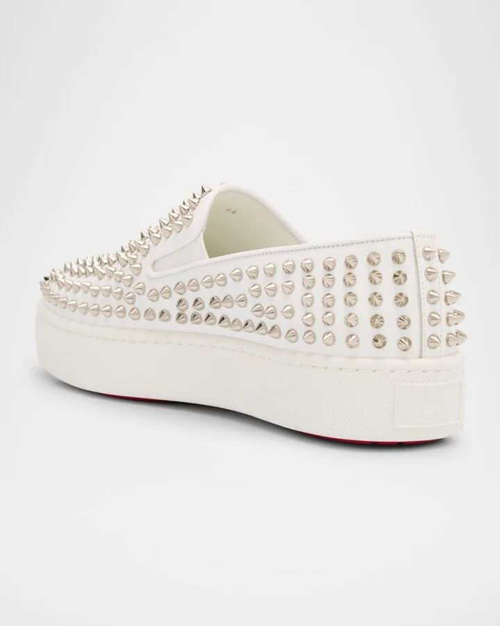 Men's Spikeboat Leather Slip-On Sneakers - Image 8