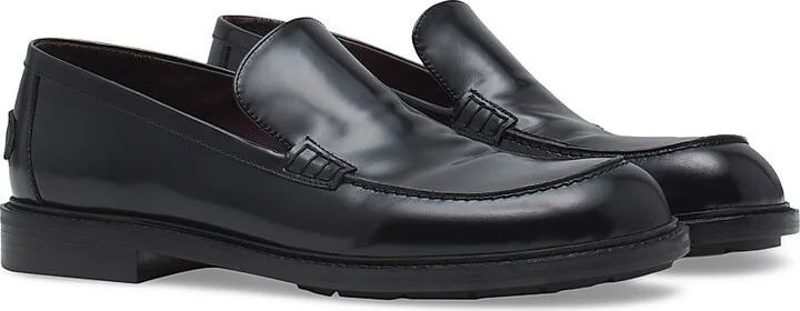 Men's Spinto Loafers in Glossy Leather - Black - Size 8 - Image 2