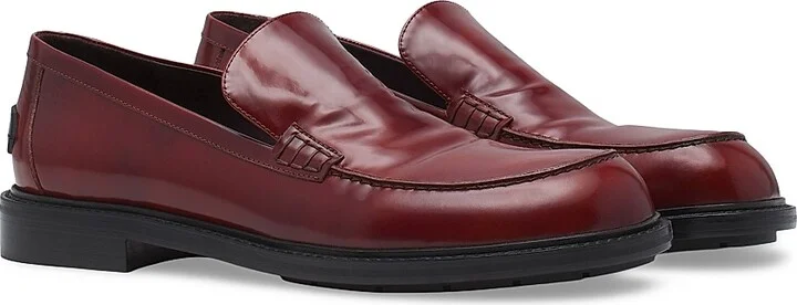 Men's Spinto Loafers in Smooth Leather - Dark Brown - Size 6 - Image 2