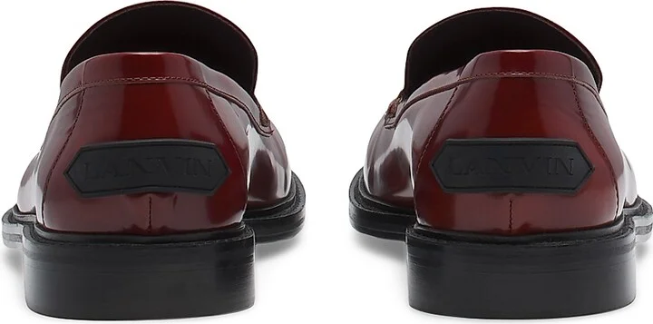 Men's Spinto Loafers in Smooth Leather - Dark Brown - Size 6 - Image 4