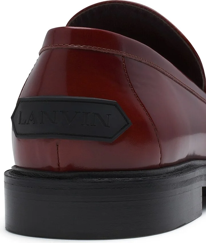 Men's Spinto Loafers in Smooth Leather - Dark Brown - Size 6 - Image 5
