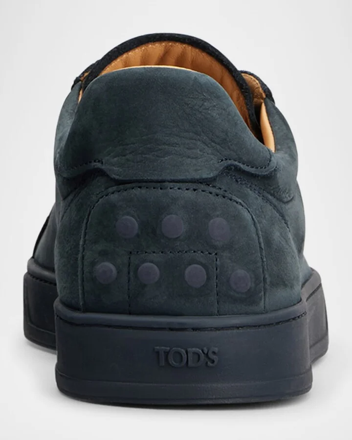 Men's Sportivo Elastico Leather Low-Top Sneakers - Image 3