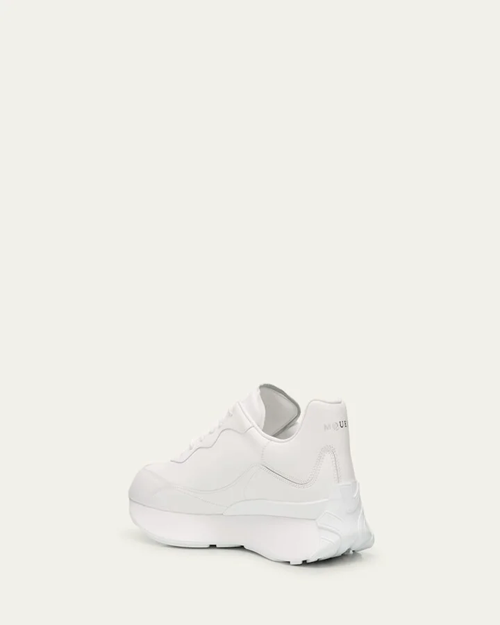 Men's Sprint Leather Runner Sneakers - Image 3