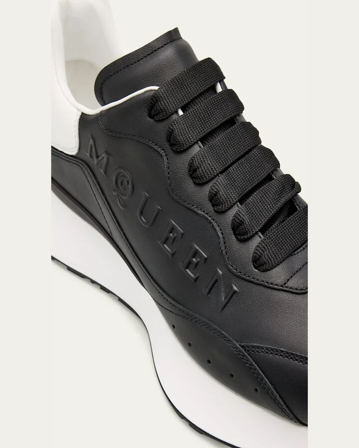 Men's Sprint Leather Runner Sneakers - Image 8
