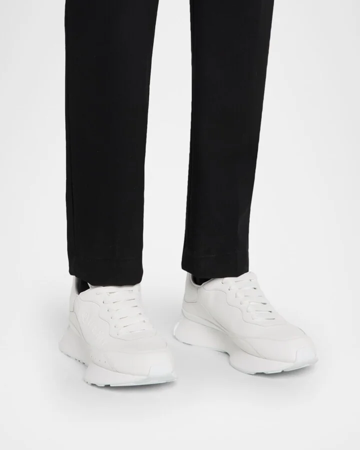 Men's Sprint Leather Runner Sneakers - Image 7