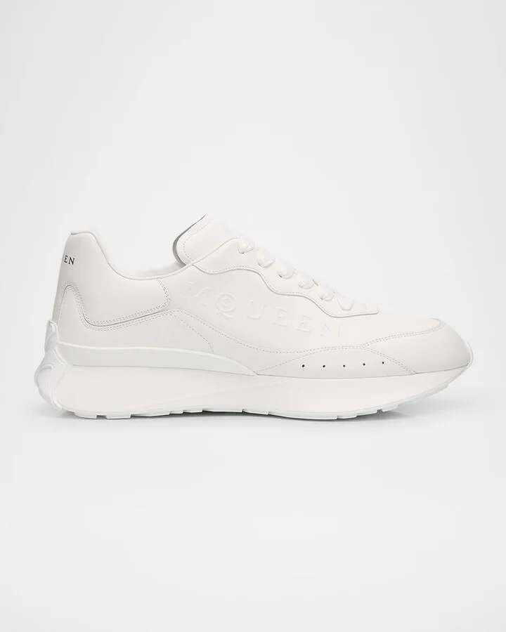 Men's Sprint Leather Runner Sneakers