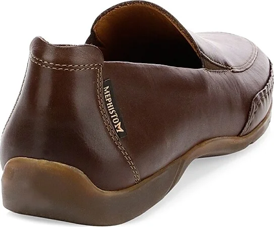 Men's Square Toe Leather Loafers - Black - Size 7 - Image 8