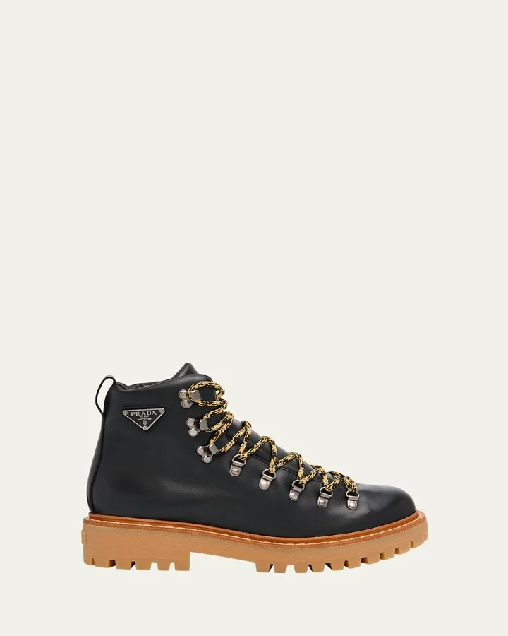 Men's St Mortiz Leather Lace-Up Boots