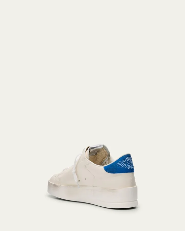 Men's Stardan Leather and Mesh Low-Top Sneakers - Image 3