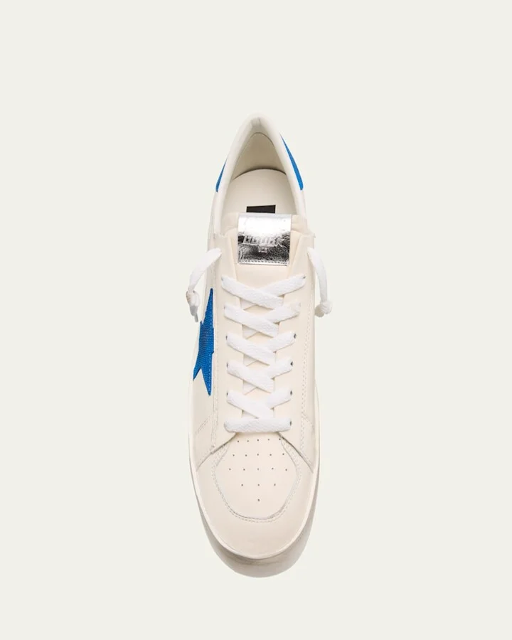 Men's Stardan Leather and Mesh Low-Top Sneakers - Image 4
