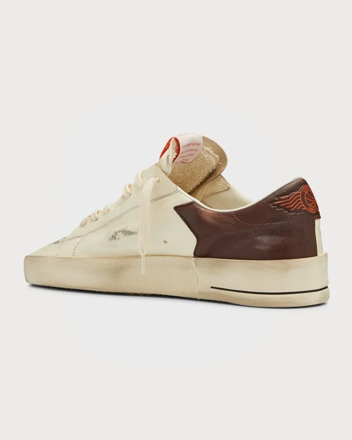 Men's Stardan Leather Low-Top Sneakers - Image 3