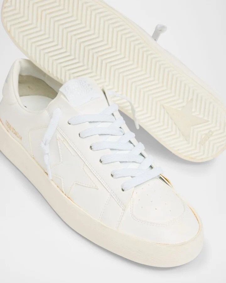 Men's Stardan Leather Low-Top Sneakers - Image 4
