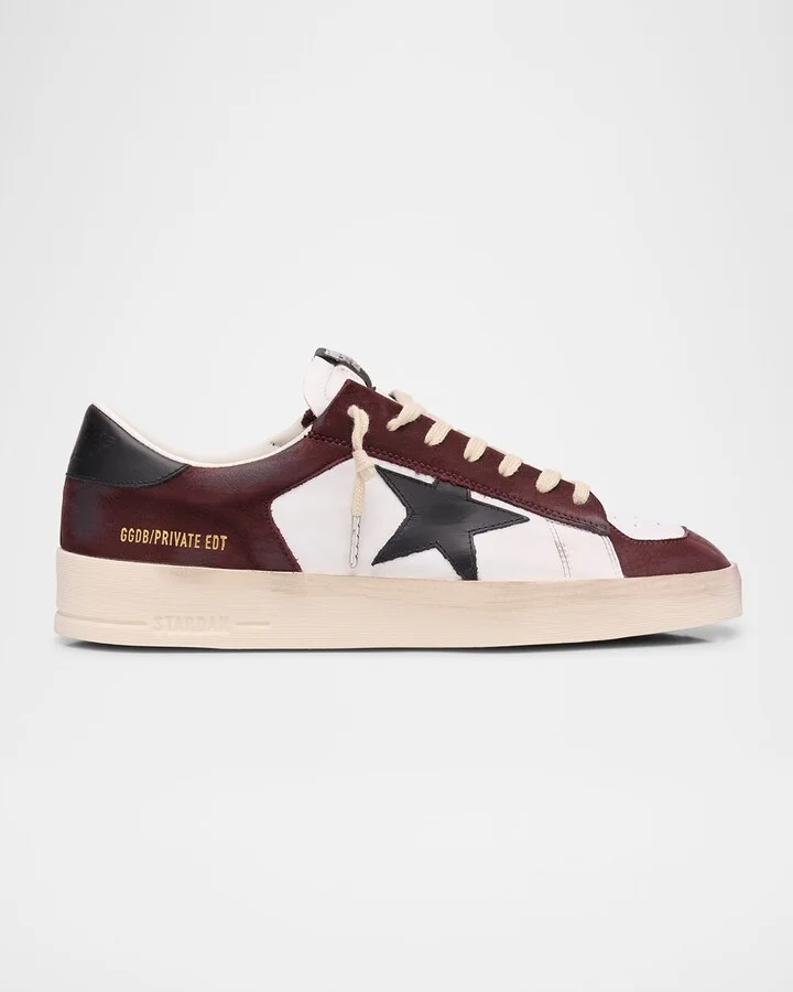 Men's Stardan Leather Low-Top Sneakers