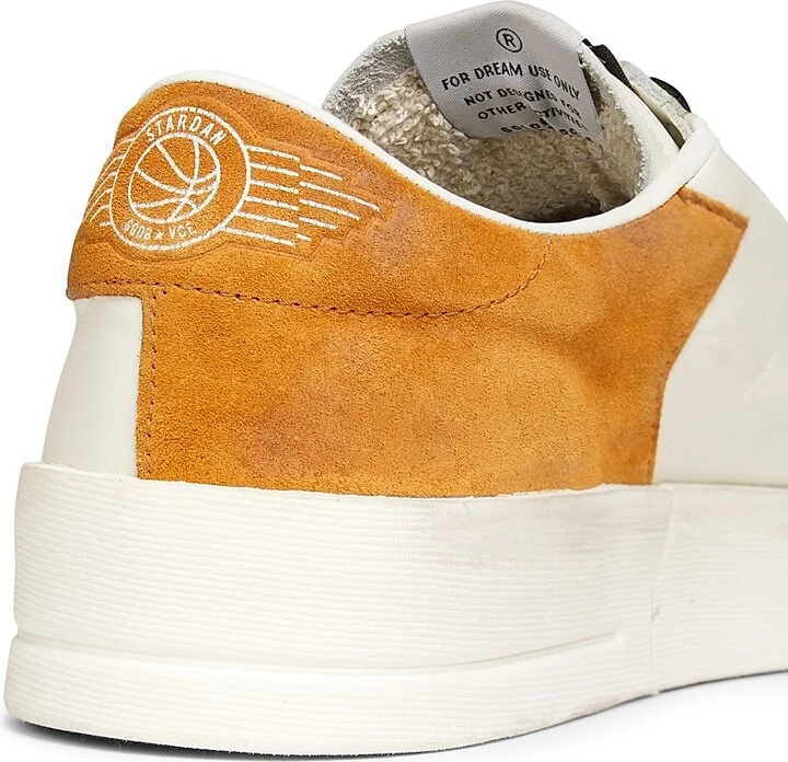 Men's Stardan Leather & Suede Sneakers - White Blue Cathay Spice - Size 7 - Image 6