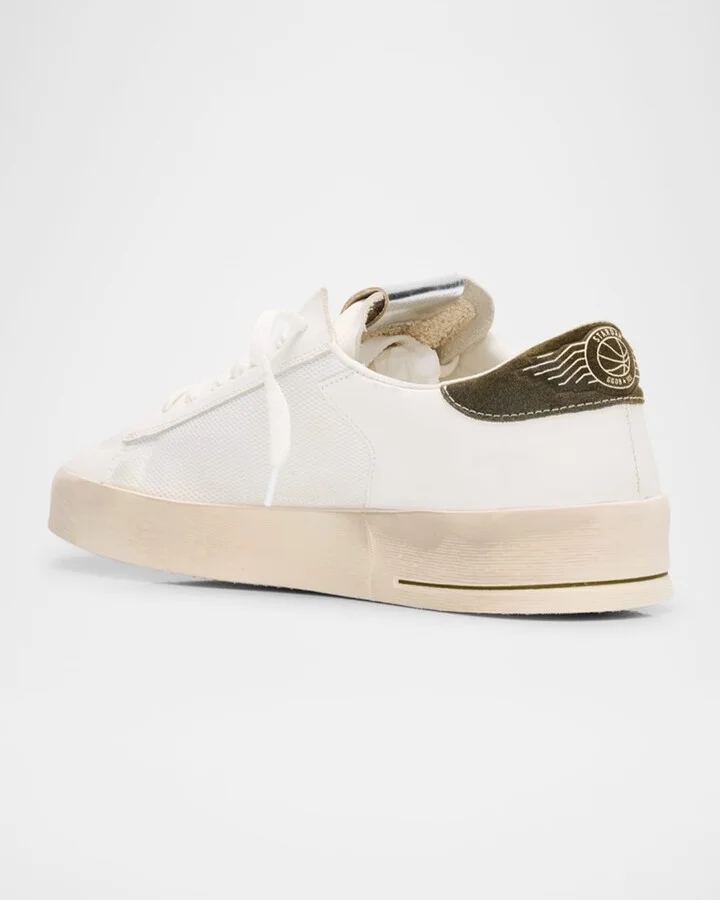 Men's Stardan Mesh and Leather Low-Top Sneakers - Image 7