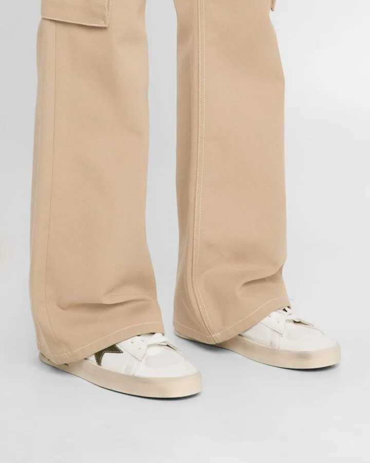 Men's Stardan Mesh and Leather Low-Top Sneakers - Image 9