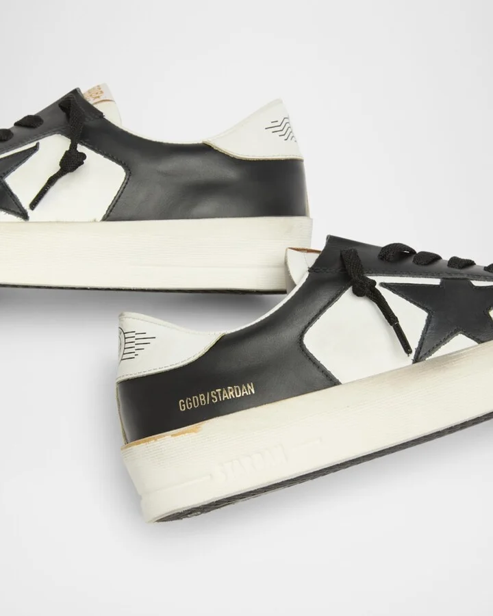 Men's Stardan Star Leather Low-Top Sneakers - Image 4