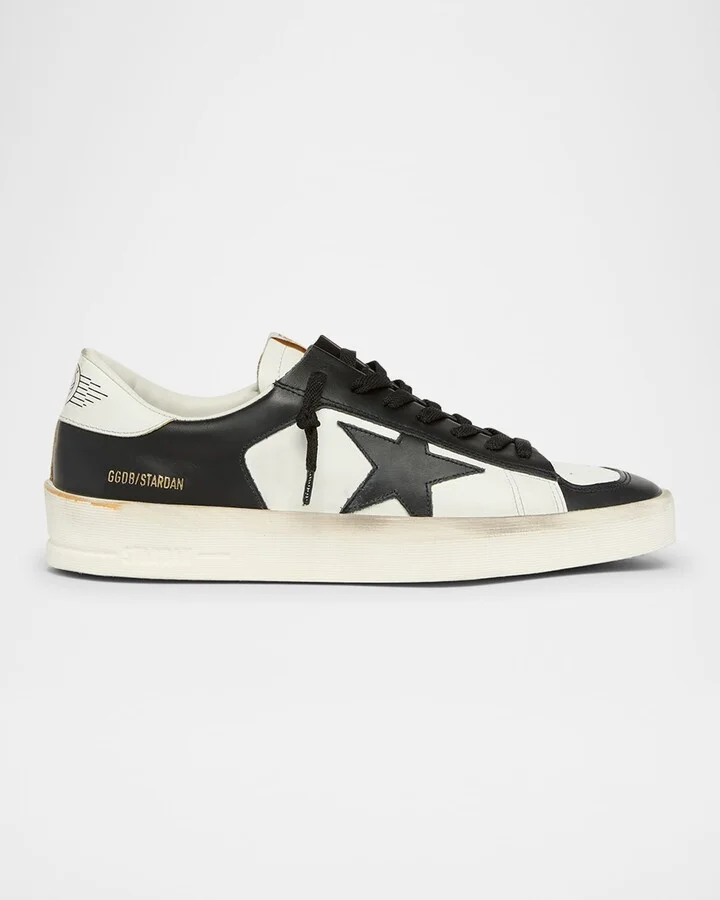 Men's Stardan Star Leather Low-Top Sneakers