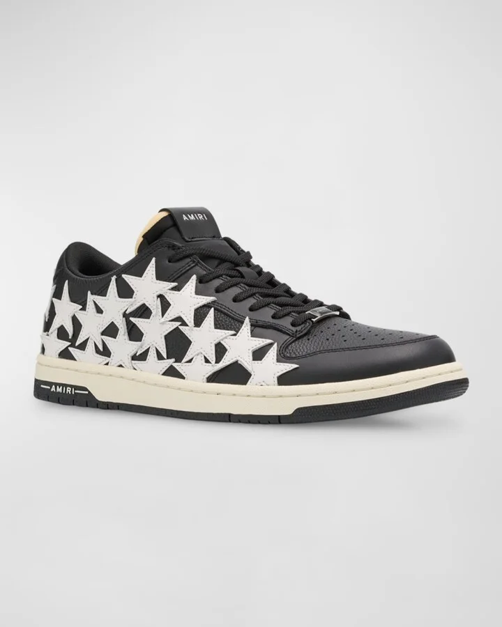 Men's Stars Court Bicolor Low-Top Sneakers - Image 7