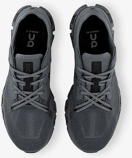 Mens Stone Black Cloud x 4 Ad Cushioned-Sole Mesh Low-Top Trainers Eur 41 / 7 Uk Men - Image 2