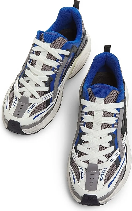 Men's Storm Runner Low-Top Sneakers - Royal Blue Grey - Size 8 - Image 4
