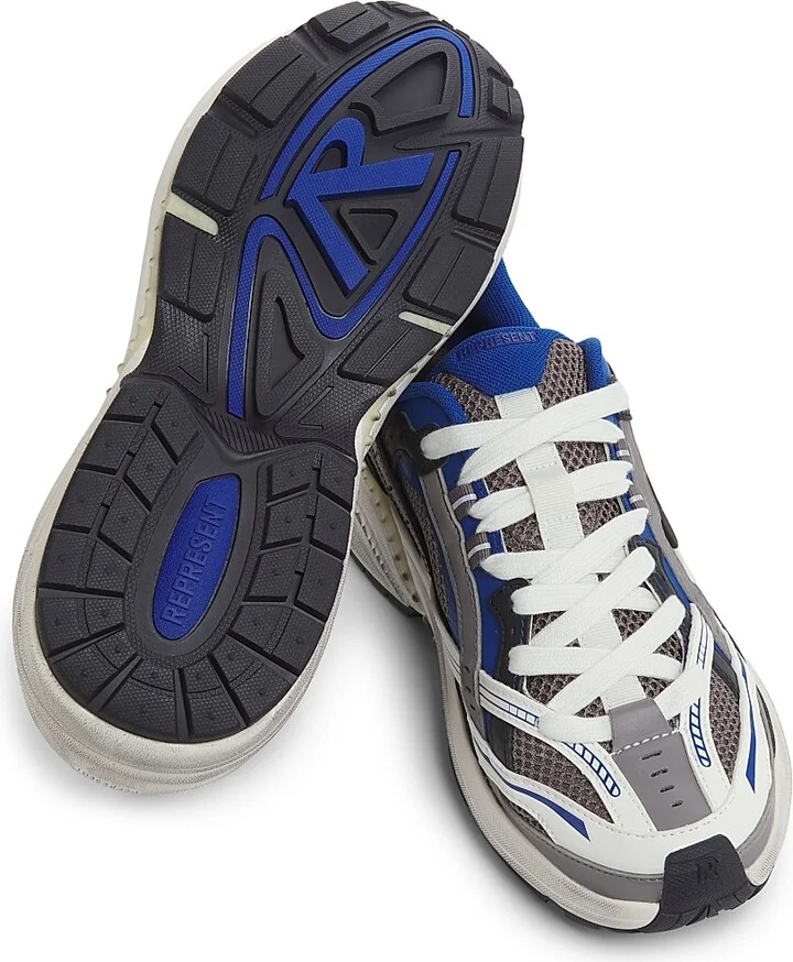 Men's Storm Runner Low-Top Sneakers - Royal Blue Grey - Size 8 - Image 6