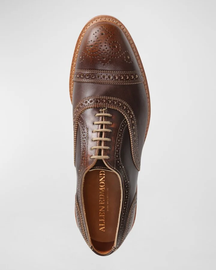 Men's Strandmok Leather Oxford Shoes - Image 4