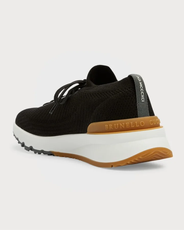 Men's Stretch-Knit Runner Sneakers - Image 2