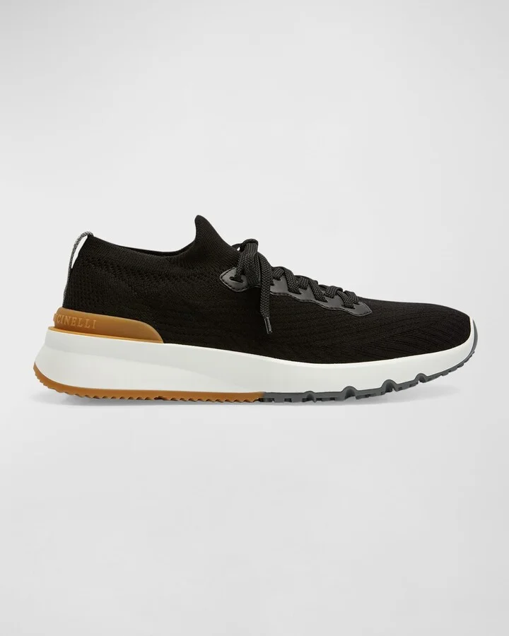 Men's Stretch-Knit Runner Sneakers