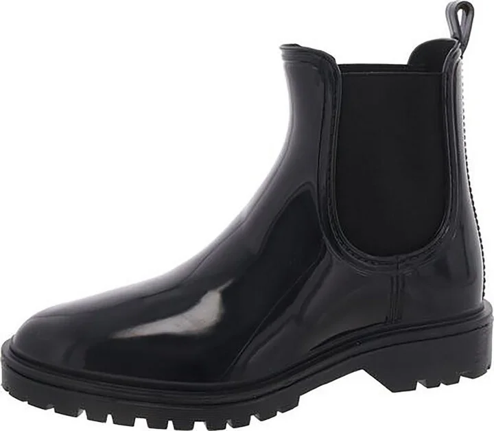 Mens Stretch Rubber Chelsea Boots