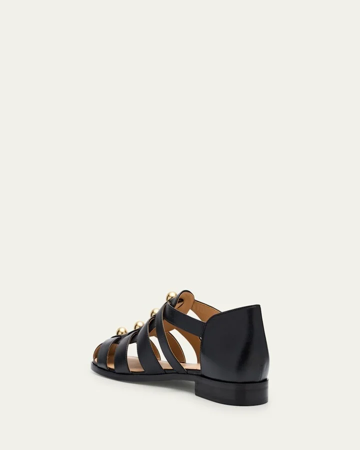 Men's Studshield Calfskin Fisherman Sandals - Image 8