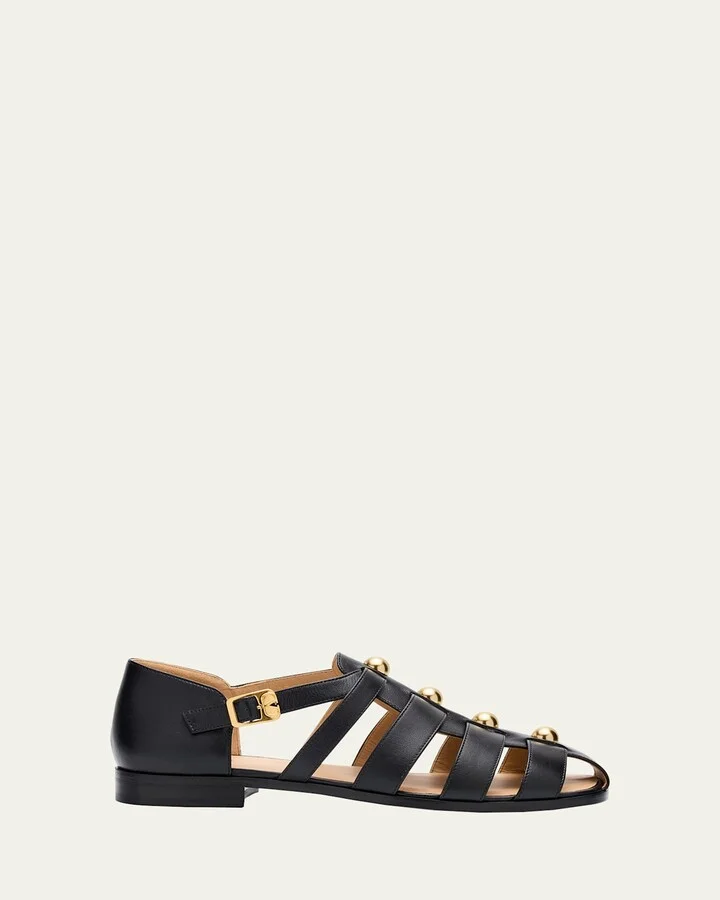 Men's Studshield Calfskin Fisherman Sandals