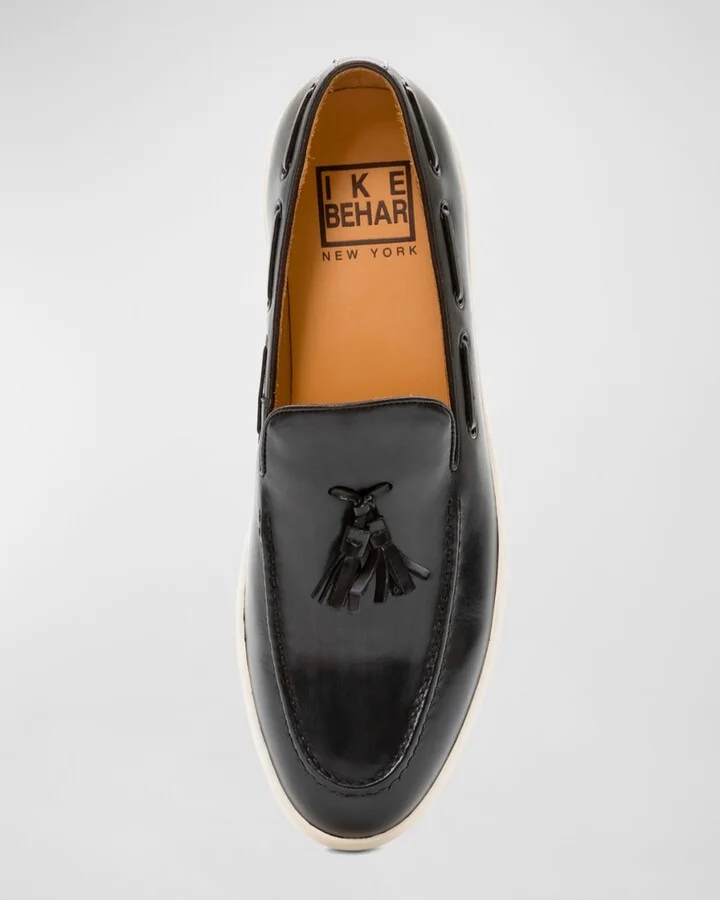 Men's Success Leather Tassel Loafers - Image 2