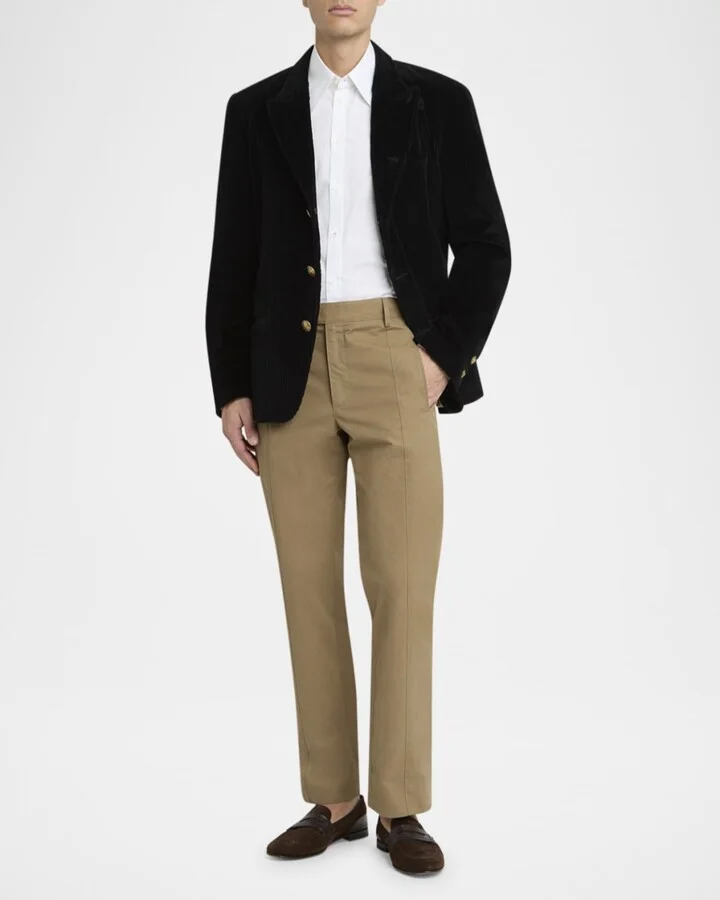 Men's Suede and Alligator Penny Loafers - Image 9