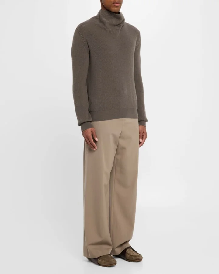 Men's Suede and Leather Moccasin Drivers - Image 3