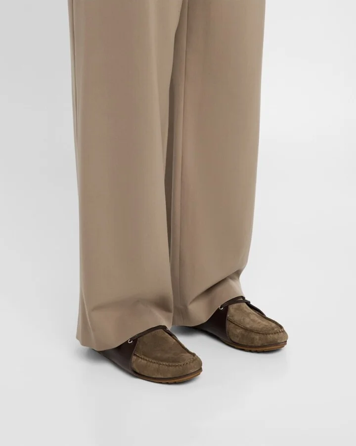 Men's Suede and Leather Moccasin Drivers - Image 10