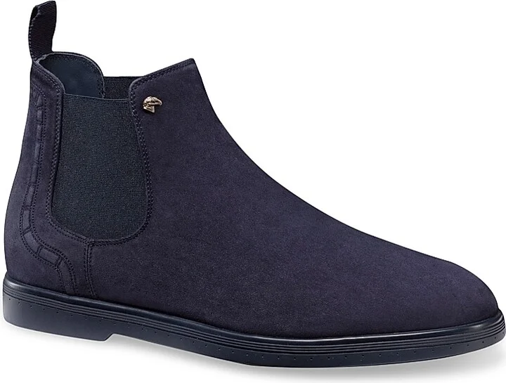 Men's Suede Beatle Boots - Blue - Size 9 - Image 2