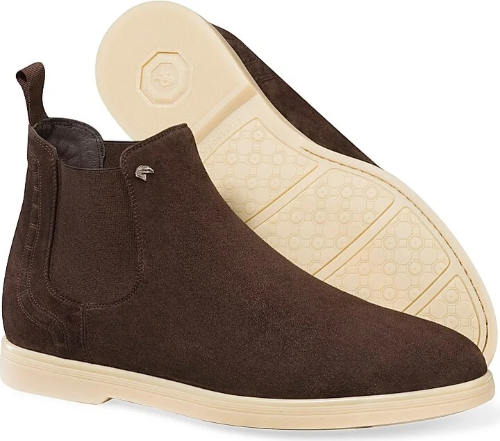 Men's Suede Beatle Boots - Blue - Size 9 - Image 6