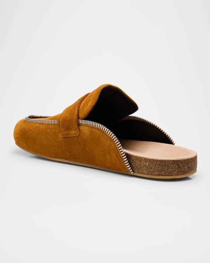 Men's Suede Biker Loafers - Image 3