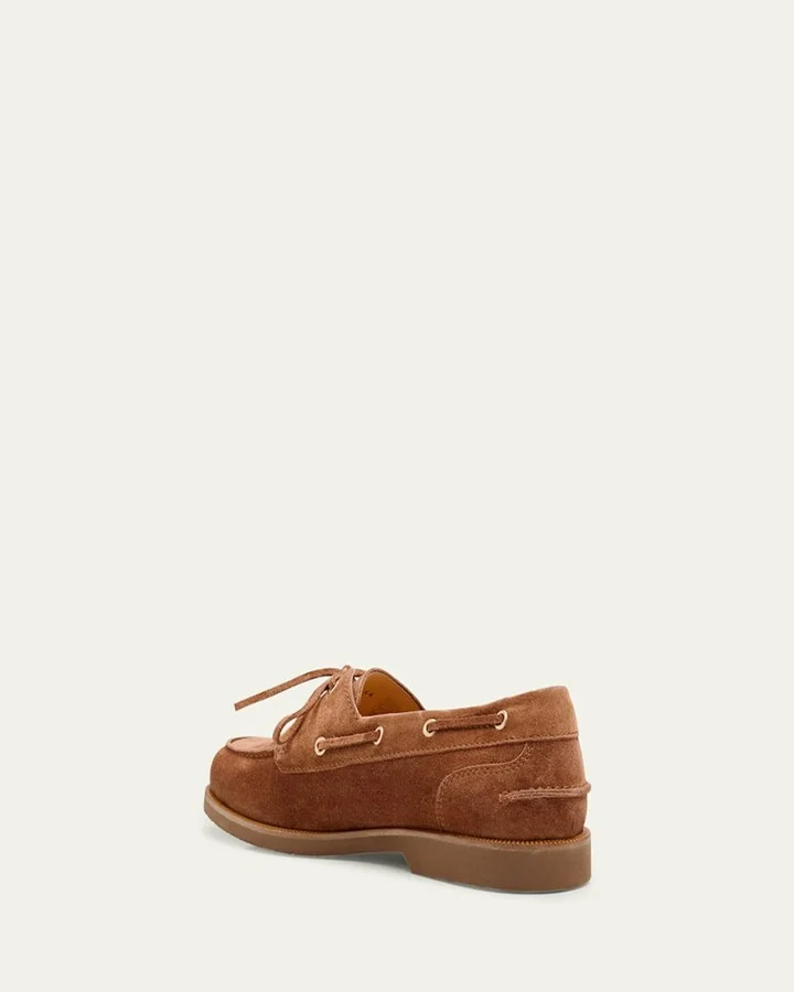 Men's Suede Boat Shoes - Image 3