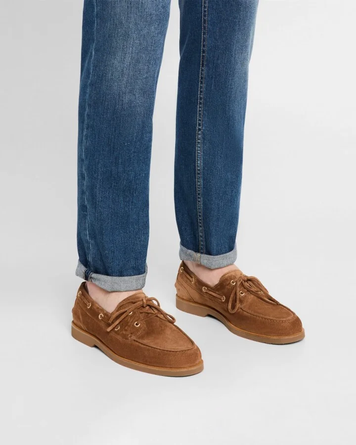 Men's Suede Boat Shoes - Image 6