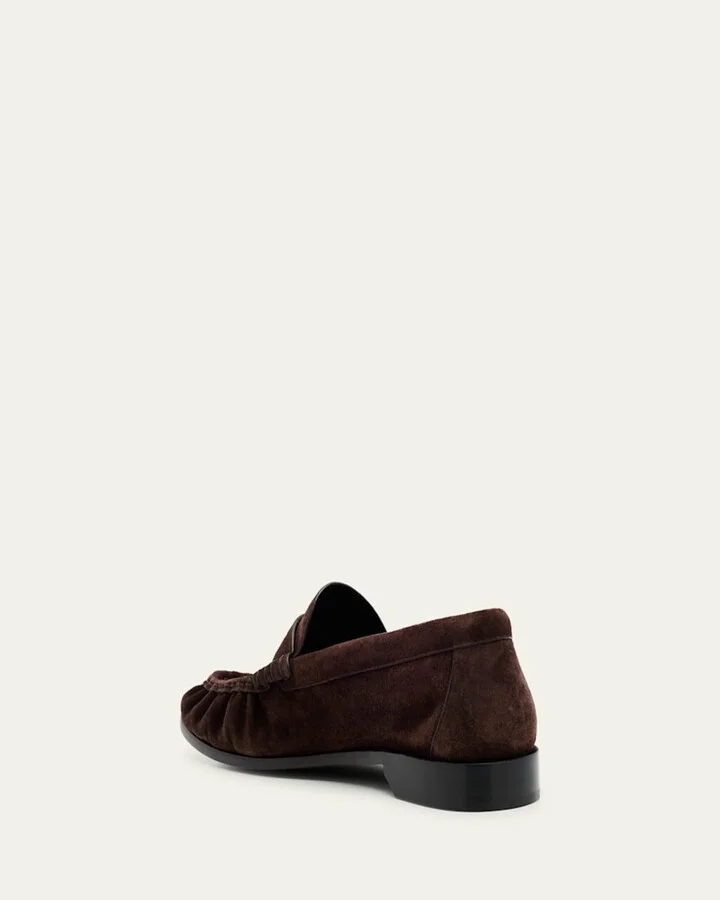 Men's Suede Cassandre Penny Loafers - Image 2