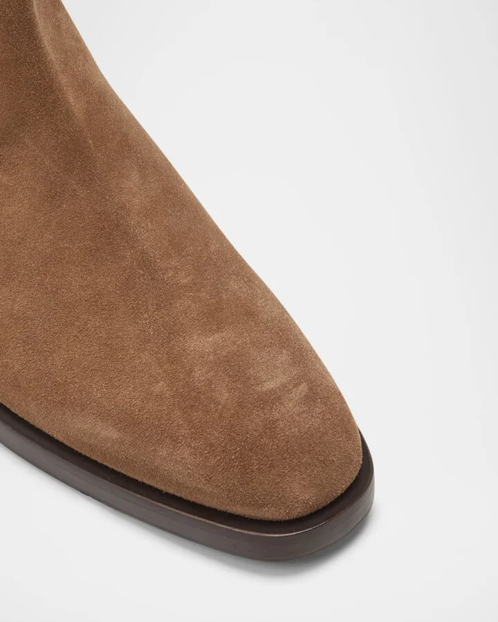 Men's Suede Chelsea Ankle Boots - Image 5