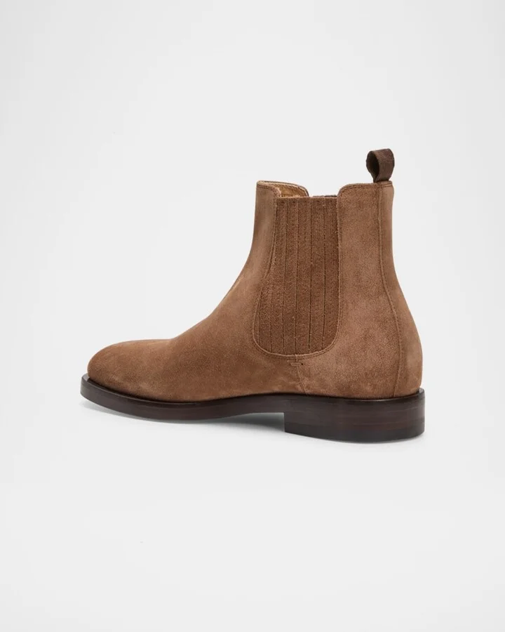 Men's Suede Chelsea Ankle Boots - Image 9