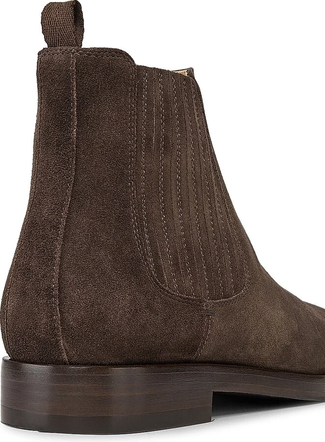 Men's Suede Chelsea Boots - Brown - Size 8.5 - Image 3
