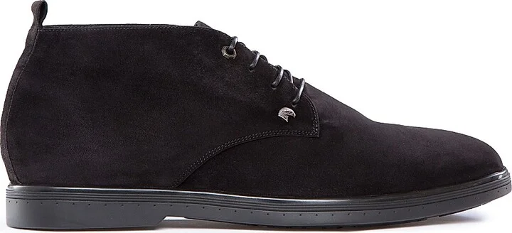 Men's Suede Chukka Boots - Dark Blue - Size 7 - Image 9