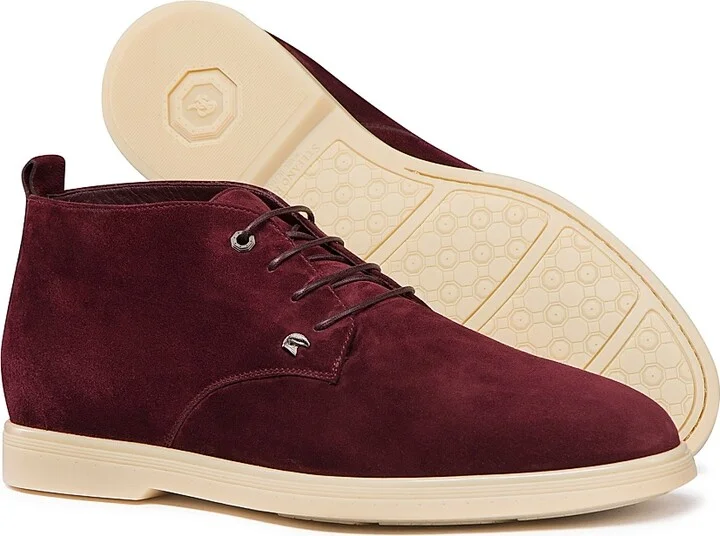 Men's Suede Chukka Boots - Dark Blue - Size 7 - Image 11