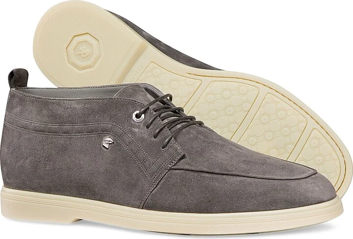 Men's Suede Chukka Boots - Slate Grey - Size 7 - Image 3